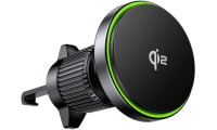 Unitek Βάση Κινητού Αυτοκινήτου με Μαγνήτη και Ασύρματη Φόρτιση MagSafe Μαύρη