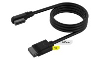 Corsair iCUE LINK Cable, 1x 600mm with Straight/Slim 90° connectors Μαύρο