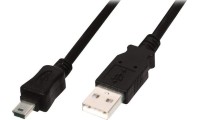 Digitus USB 2.0 Cable USB-A male - mini USB-B male Μαύρο 3m