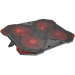 Genesis Oxid Cooling Pad για Laptop έως 17.3" με 4 Ανεμιστήρες