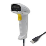 Qoltec Laser Scanner Χειρός Ενσύρματο με Δυνατότητα Ανάγνωσης 1D Barcodes