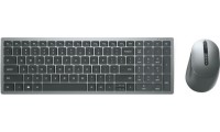 Dell KM7120W Ασύρματο Bluetooth Σετ Πληκτρολόγιο &amp; Ποντίκι Αγγλικό US Ασημί