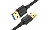 Ugreen USB 3.0 Cable USB-A male - USB-A male Μαύρο 0.5m