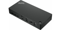 Lenovo ThinkPad Universal 90W USB-C Docking Station με HDMI/DisplayPort 4K PD Ethernet και συνδεση 3 Οθονών Μαύρο