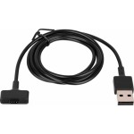Akyga AK-SW-23 Charging Cable Μαύρο (Fitbit Ionic)