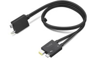 Lenovo Thunderbolt Cable 24 Pin Usb-c Slim Tip Black 24 Pin Usb-c/power Dc Jack 0.7 M