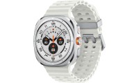 Samsung Galaxy Watch Ultra (2025) Titanium 47mm Αδιάβροχο με eSIM και Παλμογράφο Λευκό