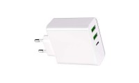 Axred Φορτιστής Χωρίς Καλώδιο με 2 Θύρες USB-A και Θύρα USB-C 65W Power Delivery Λευκός (AXRAX65W)