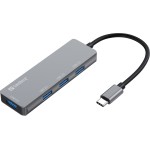 Sandberg Saver USB 3.0 Hub 4 Θυρών με σύνδεση USB-C Γκρι