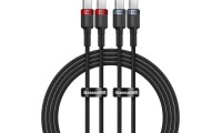 Baseus Cafule USB 2.0 Cable USB-C male - USB-C 100W Κόκκινο 2m (P10318306003-01)