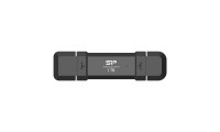 Silicon Power DS72 1TB USB 3.2 SSD Stick με σύνδεση USB-A &amp; USB-C Μαύρο