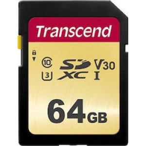 Transcend 500S SDXC 64GB U3 V30