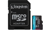 Kingston Canvas Go Plus microSDXC 64GB Class 10