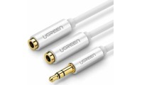 Ugreen Καλώδιο 3.5mm male - 3.5mm female Μαύρο 0.2m