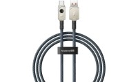 Baseus Braided USB 2.0 Cable USB-C male - USB-A male 100W Λευκό 1m