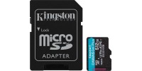 Kingston Canvas Go Plus microSDXC 512GB U3 V30 A2 with Adapter