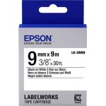 Epson LK-3WBN Ταινία Ετικετογράφου (9m x 9mm) C53S653003 Μαύρο σε Λευκό