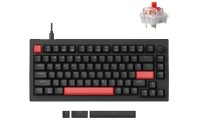 Keychron Lemokey X4-A1 QMK Gaming Μηχανικό Πληκτρολόγιο 75% με Keychron Red διακόπτες και Φωτιζόμενα πλήκτρα (Αγγλικό US)