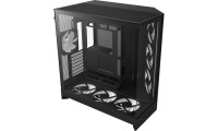 NZXT H9 Flow RGB+ Gaming Midi Tower Κουτί Υπολογιστή με Πλαϊνό Παράθυρο Μαύρο Ματ