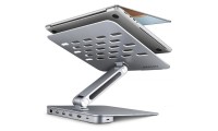 Axagon Βάση Laptop μέχρι 17.3" με Docking Station Ασημί