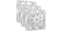 Corsair RS120 Case Fan με Λευκό Φωτισμό και Σύνδεση 4-Pin PWM 3τμχ Λευκό