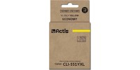 Actis Συμβατό Μελάνι Canon CLI-551YXL Yellow