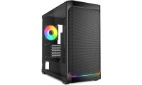Sharkoon MK4W RGB Strip Gaming Midi Tower με Πλαϊνό Παράθυρο Μαύρο