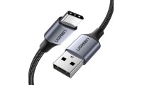 Ugreen USB 2.0 Cable USB-C male - USB-A male Μαύρο 2m