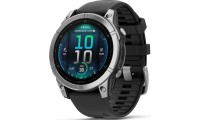 Garmin Fenix E Stainless Steel 47mm Αδιάβροχο Smartwatch με Παλμογράφο Μαύρο