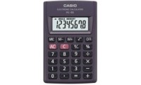 Casio Αριθμομηχανή Τσέπης 8 Ψηφίων σε Μαύρο Χρώμα