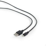 Cablexpert Regular USB to Lightning Cable Μαύρο 1m (CC-USB2-AMLM-1M)
