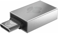 Cherry Αντάπτορας Μετατροπέας USB-C male σε USB-A female Ασημί