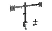 Powertech Βάση Γραφείου για 2 Οθόνες έως 32" με Βραχίονα (PT-1552)