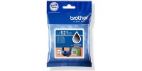 Brother LC521BK Γνήσιο Μελάνι Εκτυπωτή InkJet Μαύρο