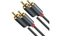 Ugreen Cable 2x RCA male - 2x RCA male 1.5m