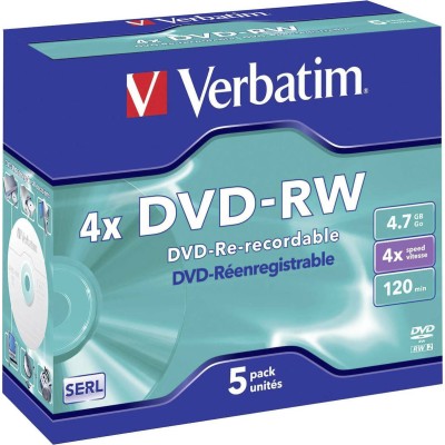 Verbatim DVD-RW 4.7GB 5 pieces