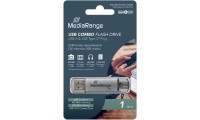 MediaRange 1TB USB 3.2 Stick με σύνδεση USB-A & USB-C Ασημί