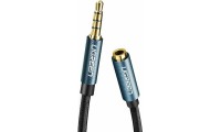 Ugreen Καλώδιο TRRS 3.5mm male - 3.5mm female Μπλε 1.5m