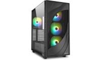 Sharkoon Rebel C80G RGB Gaming Midi Tower με Πλαϊνό Παράθυρο Μαύρο
