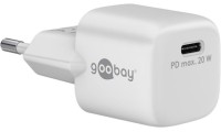 Goobay Φορτιστής Χωρίς Καλώδιο GaN με Θύρα USB-C 20W Power Delivery Λευκός (65404)