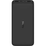 Xiaomi Redmi Power Bank 20000mAh 18W με 2 Θύρες USB-A Μαύρο