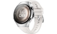 Huawei Watch 5 Stainless Steel 42mm Αδιάβροχο με eSIM και Παλμογράφο Λευκό