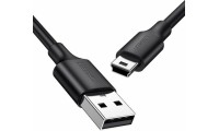 Ugreen USB 2.0 Cable USB-A male - mini USB-A male Μαύρο 2m