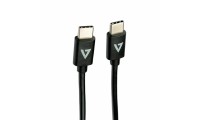V7 USB 2.0 Cable USB-C male - USB-C male Μαύρο 1m (V7USB2C-1M)