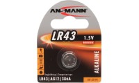 Ansmann Αλκαλική Μπαταρία Ρολογιών LR43 1.5V 1τμχ