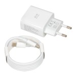 iBox Φορτιστής με Θύρα USB-C και Καλώδιο USB-C - USB-C 20W Power Delivery Λευκός (C-39)