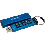 Kingston IronKey Keypad 8GB USB 3.2 Stick Μπλε