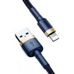 Baseus Cafule Braided USB to Lightning Cable Μπλε 2m (CALKLF-CV3)