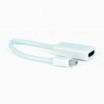 Cablexpert Μετατροπέας mini DisplayPort male σε HDMI female Λευκό (A-MDPM-HDMIF-02-W)