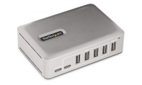 StarTech USB 3.0 Hub 7 Θυρών με σύνδεση USB-C Ασημί